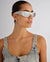  SLOANE SUNGALSSES METALLIC CHROME EYEWEAR