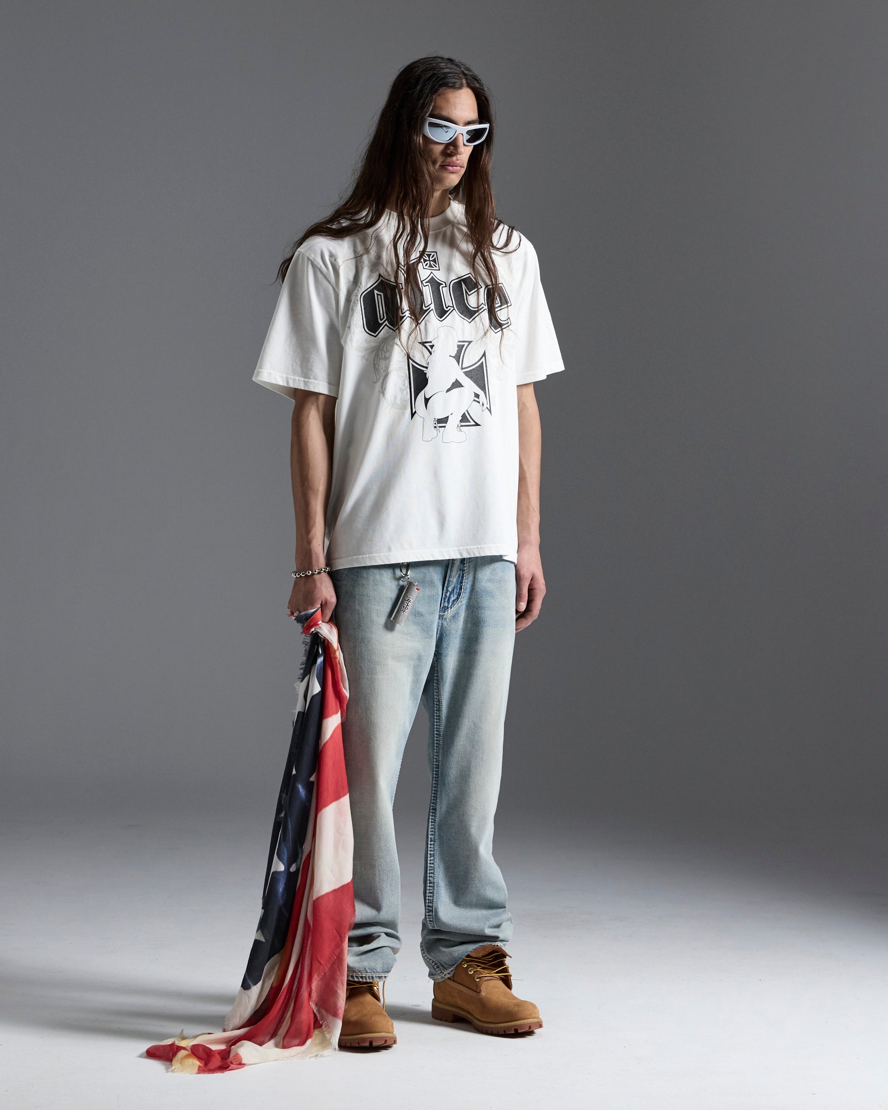 MENS  KSUBI X ALICE HOLLYWOOD GRAPHIC TEE WHITE JACKETS