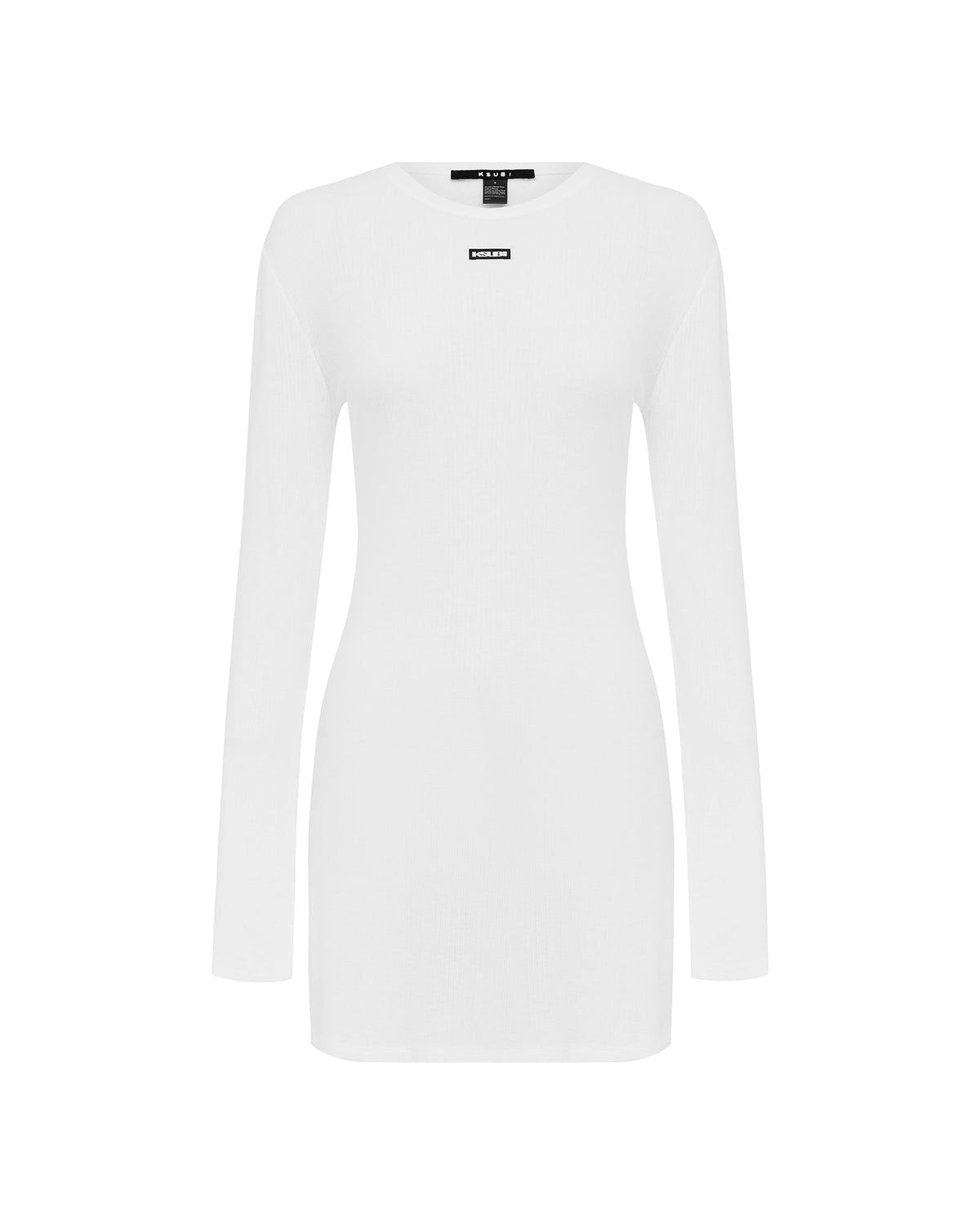 WOMENS CRAWFORD LS MINI DRESS WHITE DRESSES