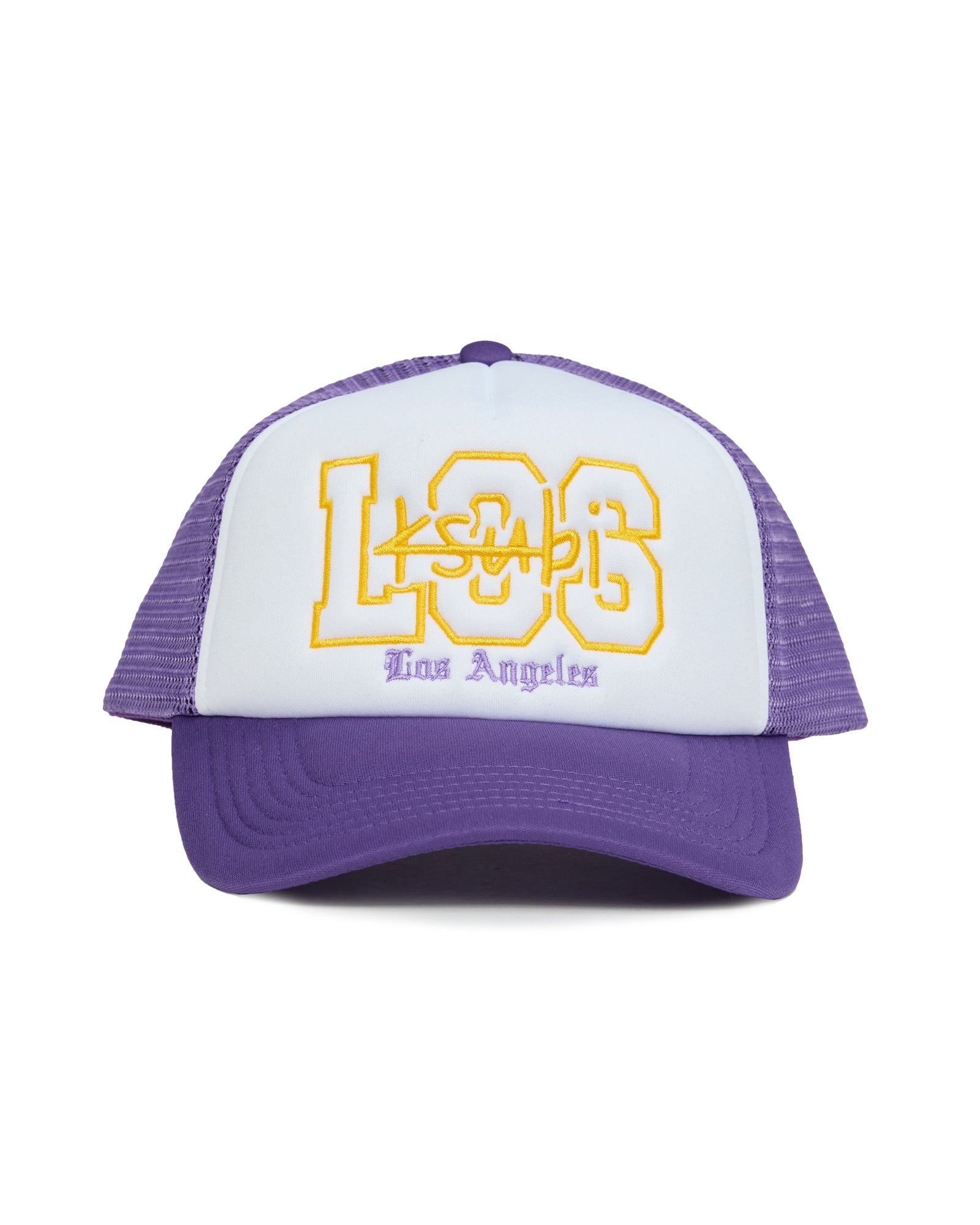 LA AND THE STREETS TRUCKER CAP PURPLE REGULAR HEADWEAR