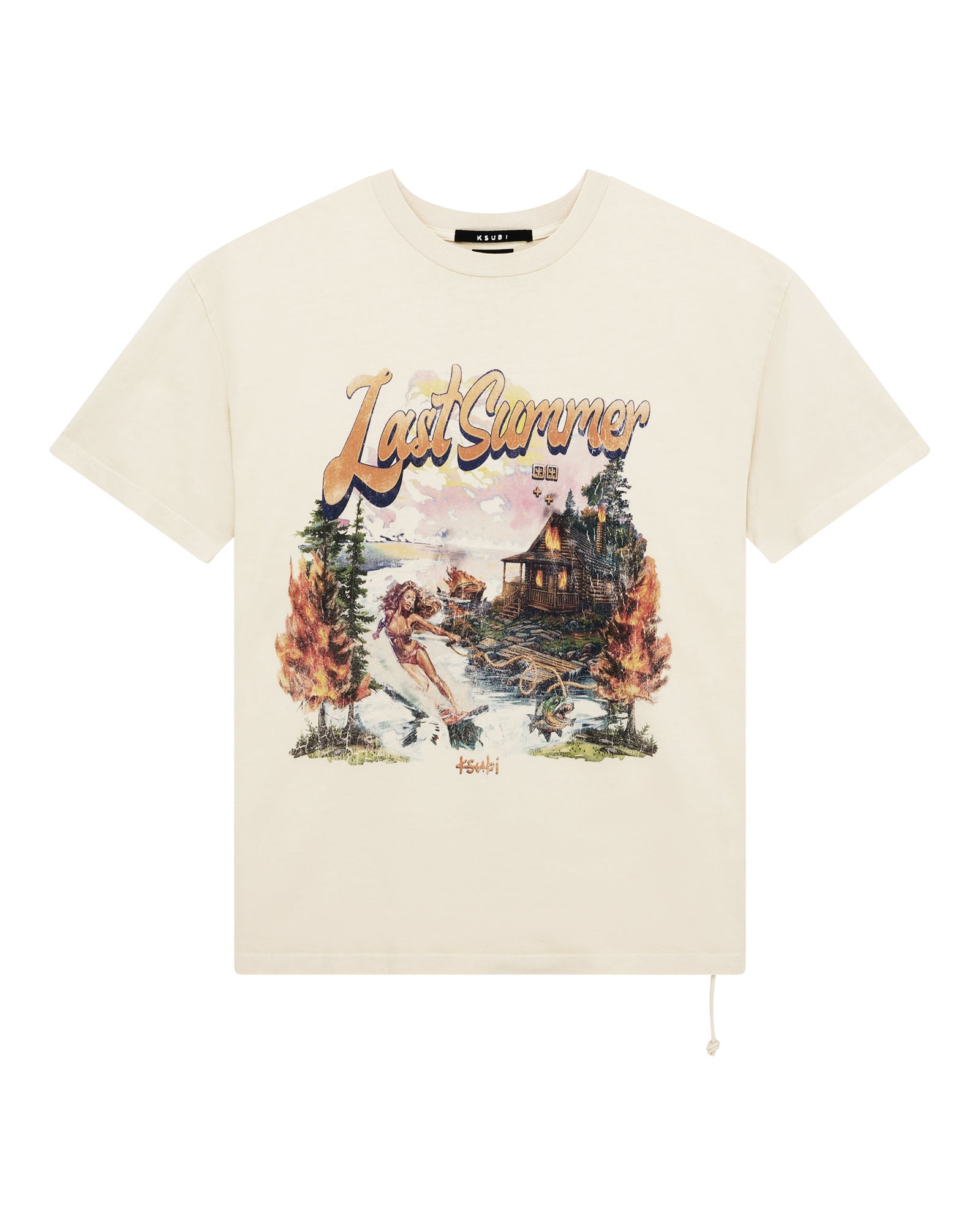 MENS  LAST SUMMER BIGGIE  SS TEE DESERT OVERSIZED TEES