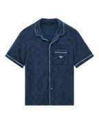 MENS LOUNGE SS RESORT SHIRT NAVY SHIRTS