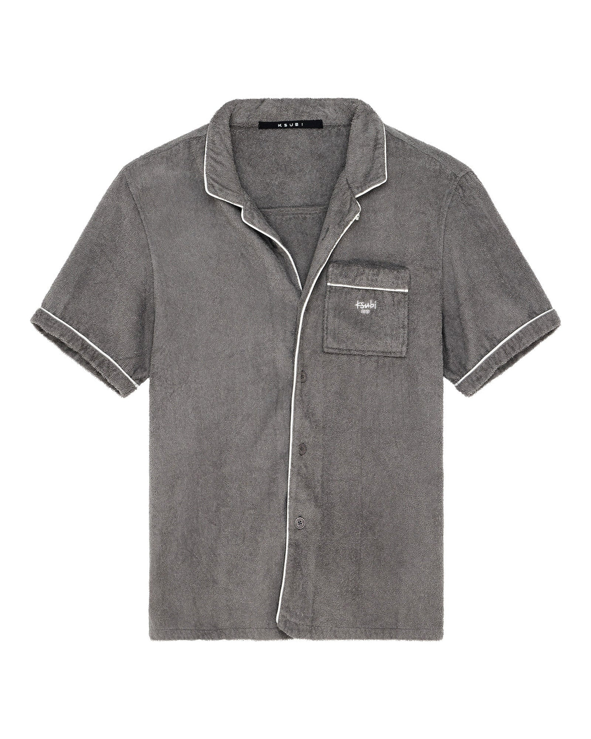 LOUNGE SS RESORT SHIRT CHARCOAL
