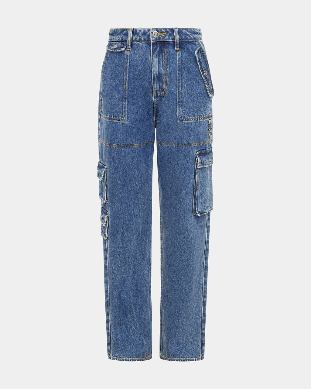WOMENS LOW RIDER RECALL CARGO DENIM JEANS