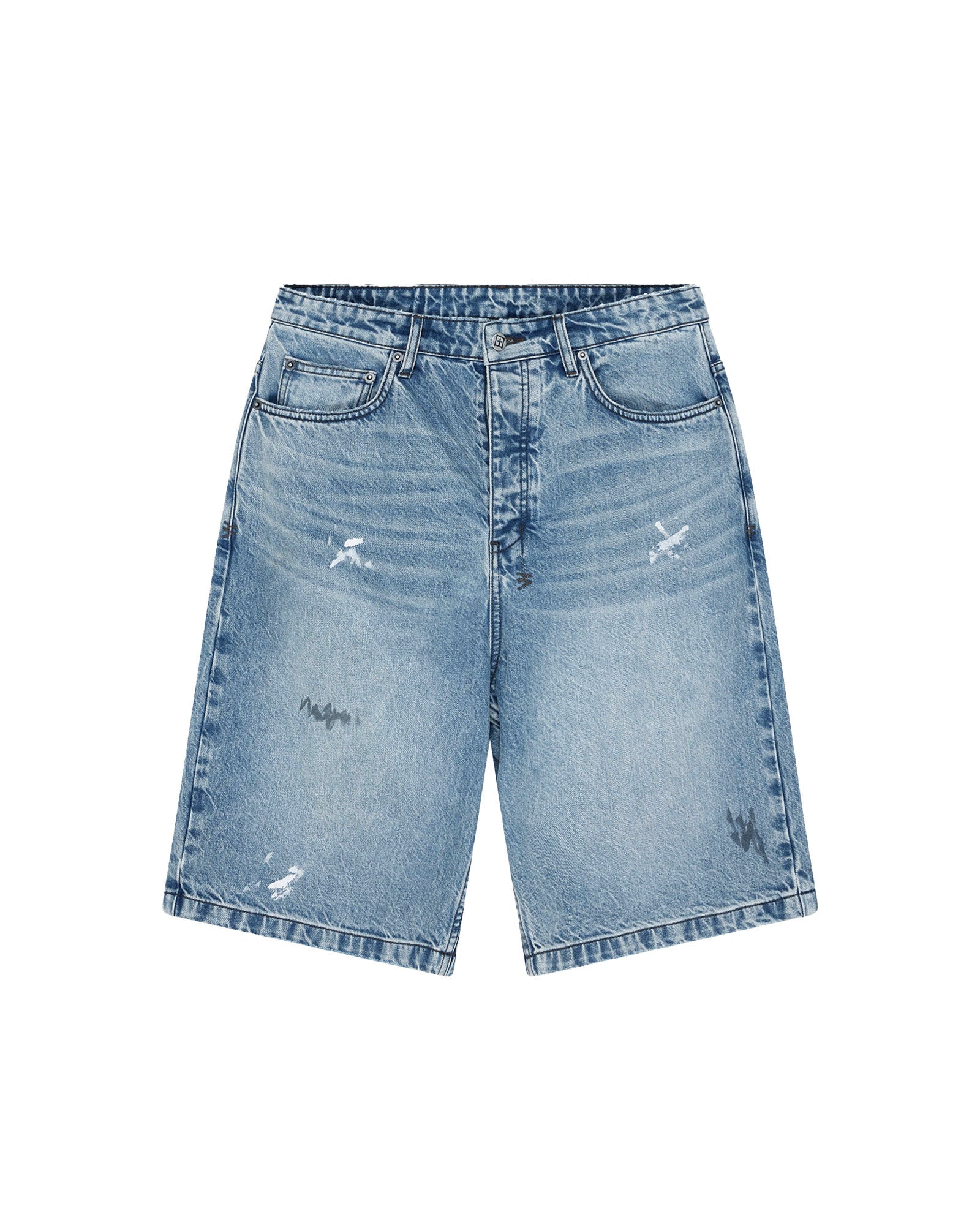 MENS  MAXX SHORT PAINTER BLUE RELAXED WALKSHORTS