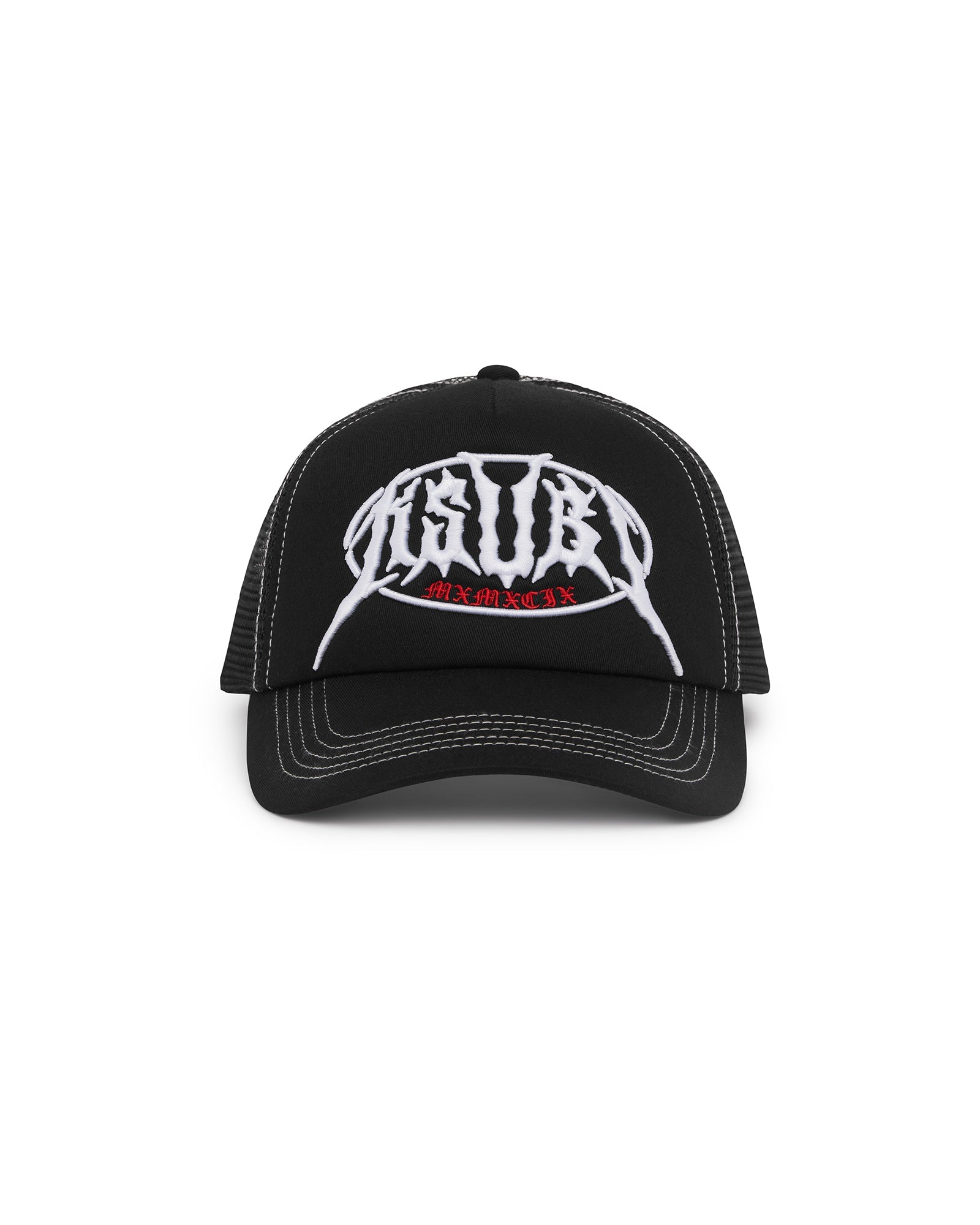  METAL TRUCKER CAP BLACK REGULAR HEADWEAR