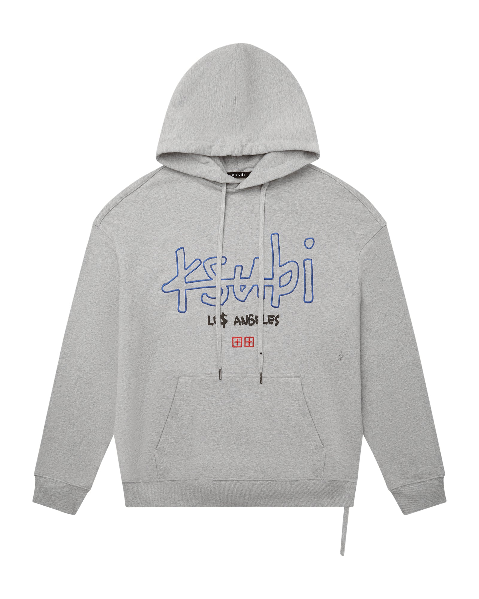 LA 4X4 BIGGIE HOODIE GREY MARLE