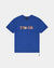 MENS  MIND STATE BIGGIE SS TEE SOLID BLUE OVERSIZED TEES