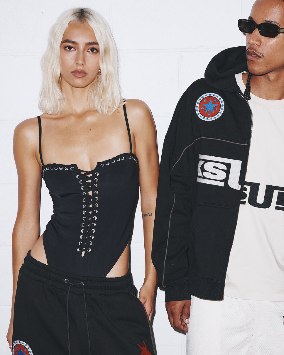 Womens Spray On Hell Cat Ripped Skinny Denim Jeans | Ksubi ++