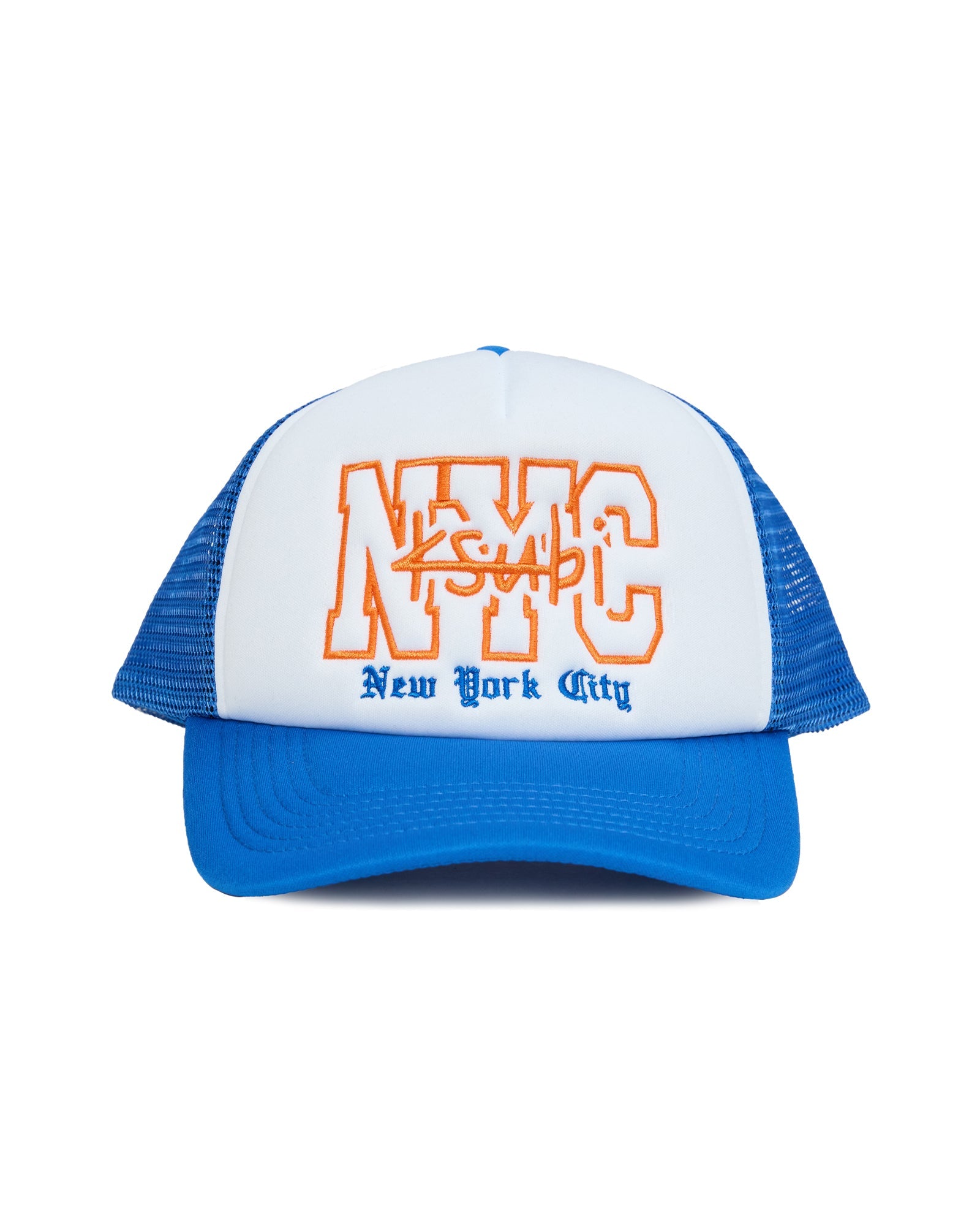  NYC AND THE STREETS TRUCKER CAP BLUE REGULAR HEADWEAR