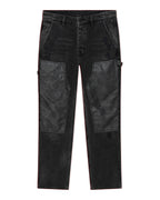 MENS OPERATOR PANT TORQUED BLACK DENIM JEANS