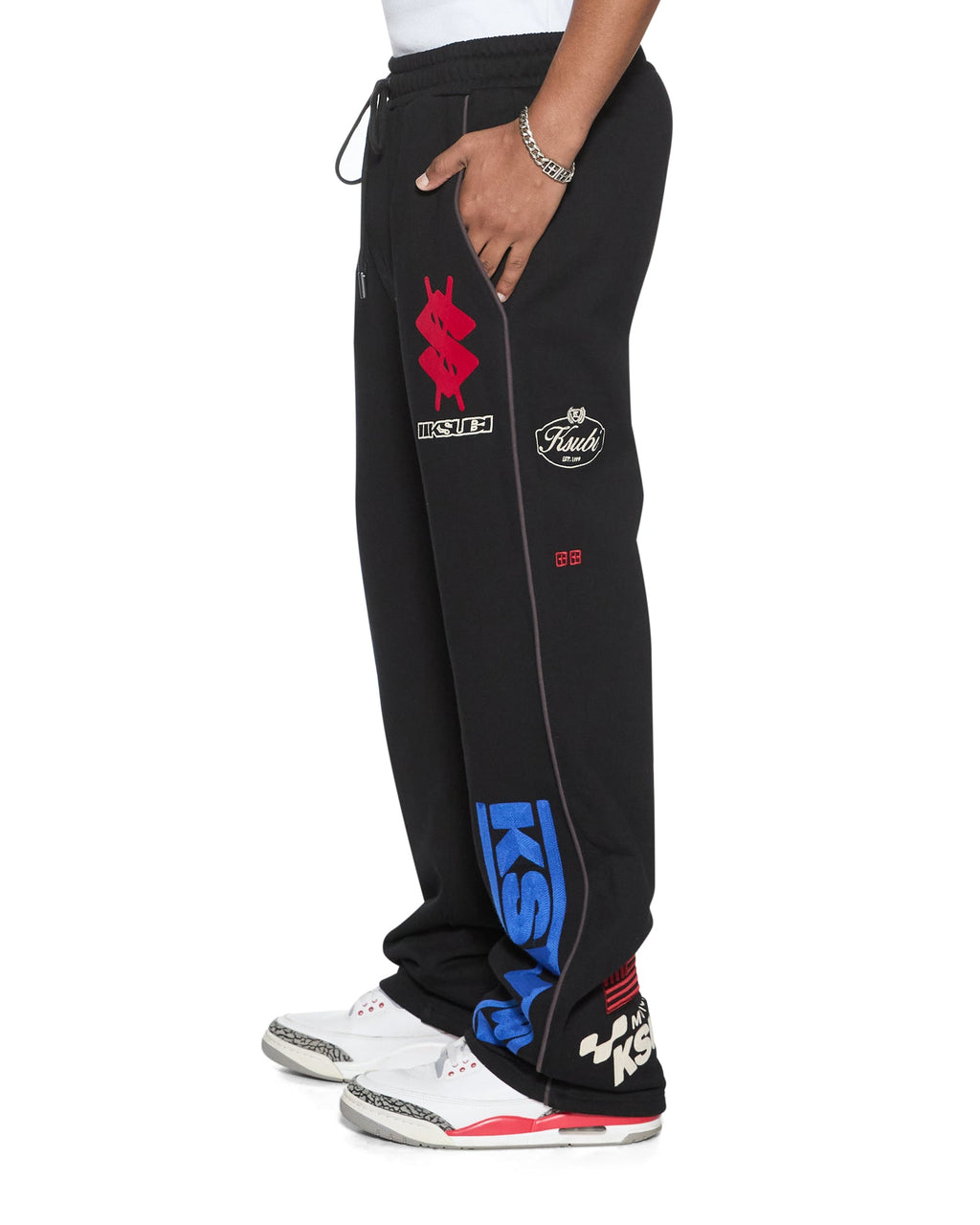 MENS ZOOM SYNTHESIS TRAK PANT JET BLACK PANTS