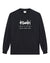 MENS  PLATED LS TEE BLACK REGULAR TEES