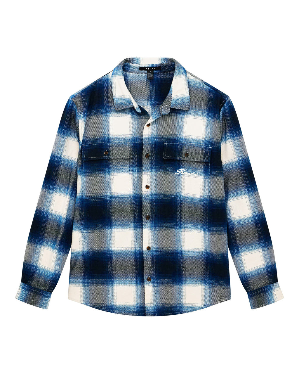 MENS ROSEBOWL LS SHIRT SALTED BLUE SHIRTS