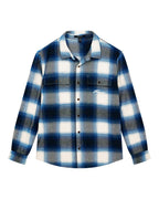 MENS ROSEBOWL LS SHIRT SALTED BLUE SHIRTS