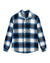 MENS  ROSEBOWL LS SHIRT SALTED BLUE REGULAR SHIRTS