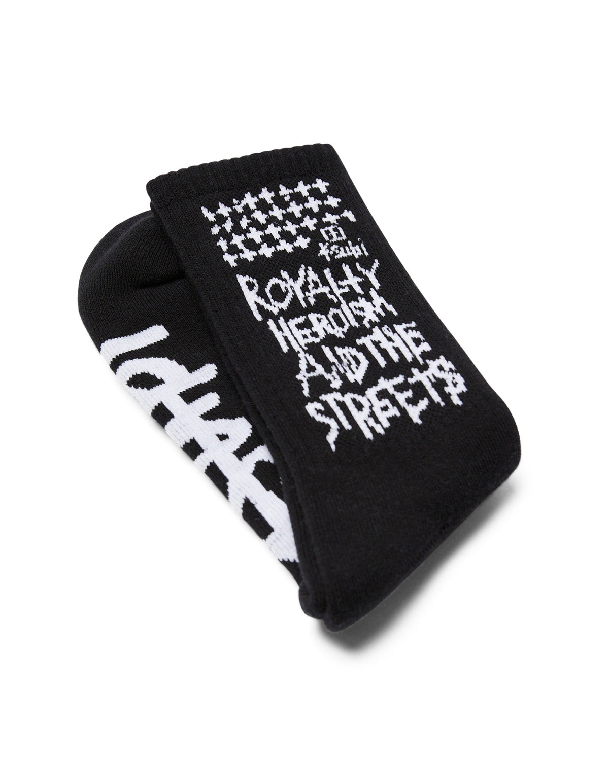 ROYALTY KSOCKS BLACK/WHITE ACCESSORIES