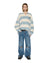 WOMENS  RUGGED RUGBY JERSEY BLUE STEEL BONE RELAXED TEES