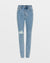 WOMENS  SPRAY ON XTRA AUTHENTIK TRASHED SKINNY DENIM JEANS