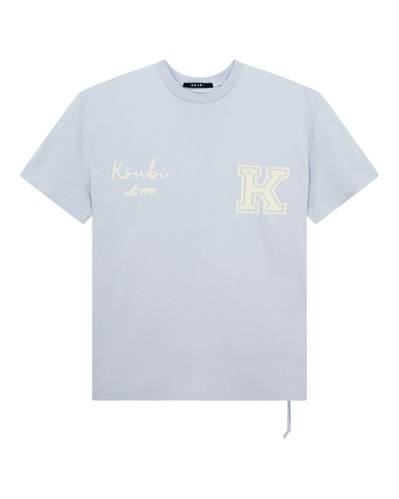 MENS  SALUD BIGGIE SS TEE BLUE MIST OVERSIZED TEES