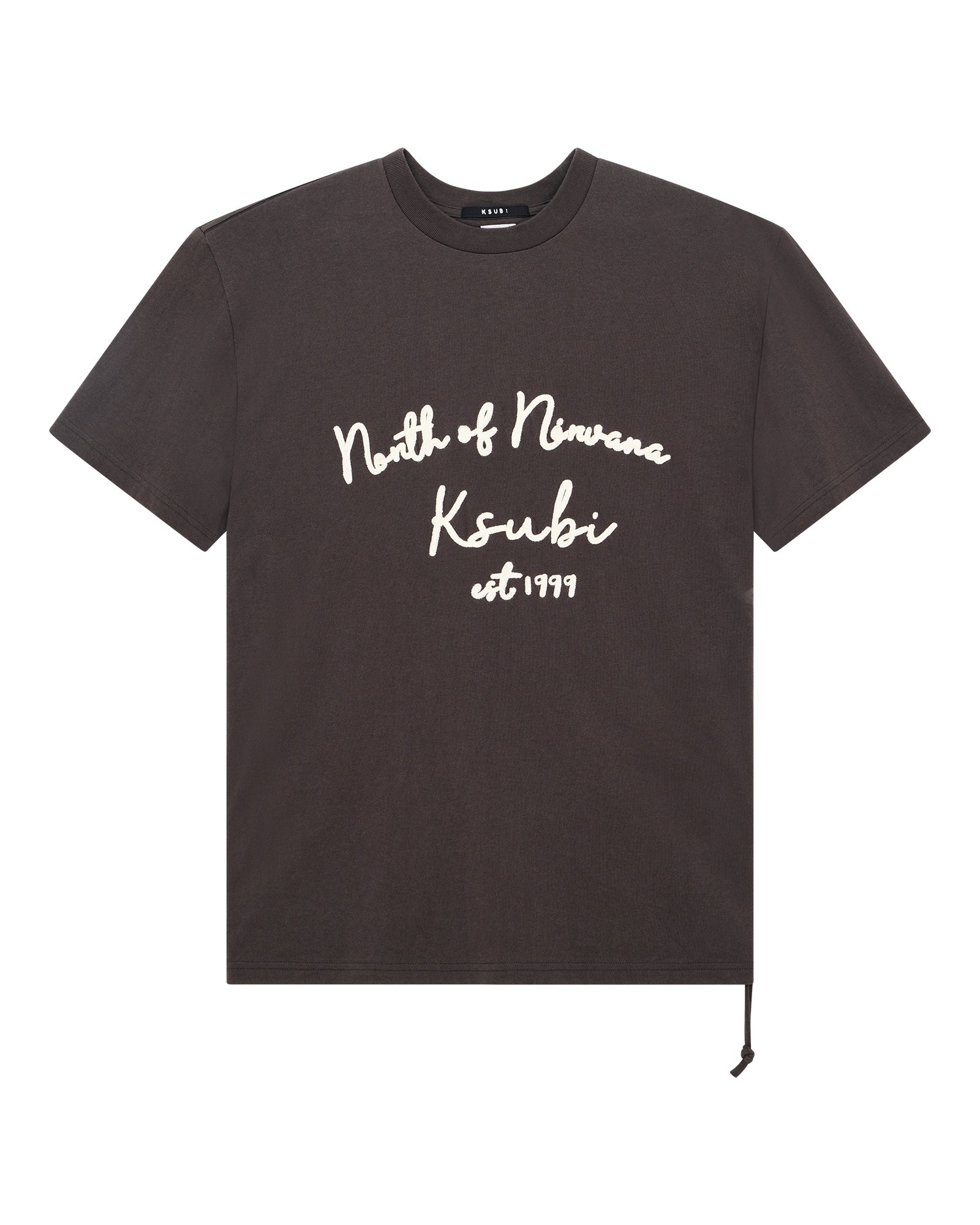 MENS  SALUD BIGGIE SS TEE FADED BLACK OVERSIZED TEES