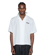 MENS END DINER SS SHIRT SATIN WHITE SHIRTS