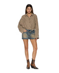ASTRA LS SHIRT TAN PLAID