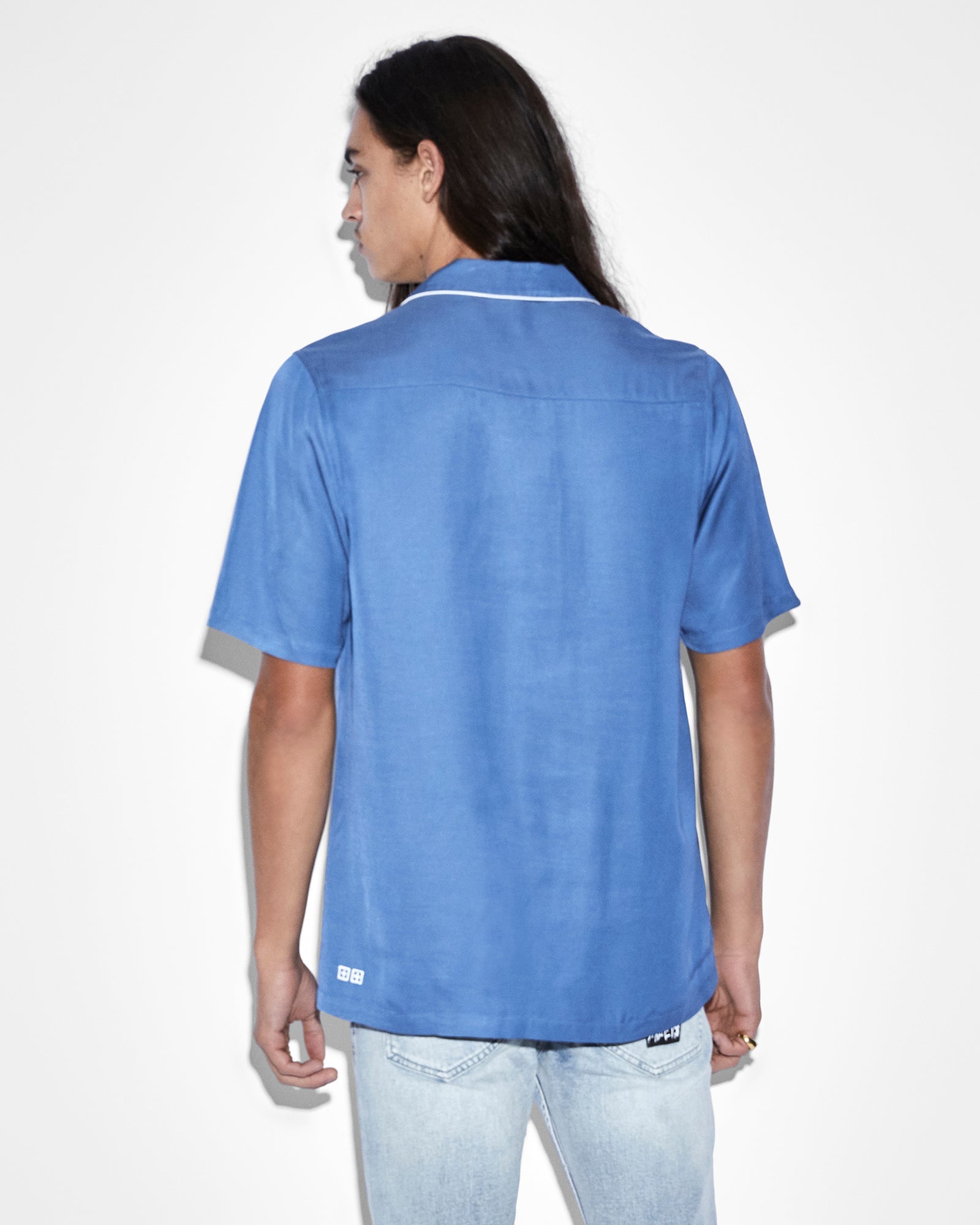 MENS  DOWNTOWN RESORT SS SHIRT ATLANTIC REGULAR SHIRTS