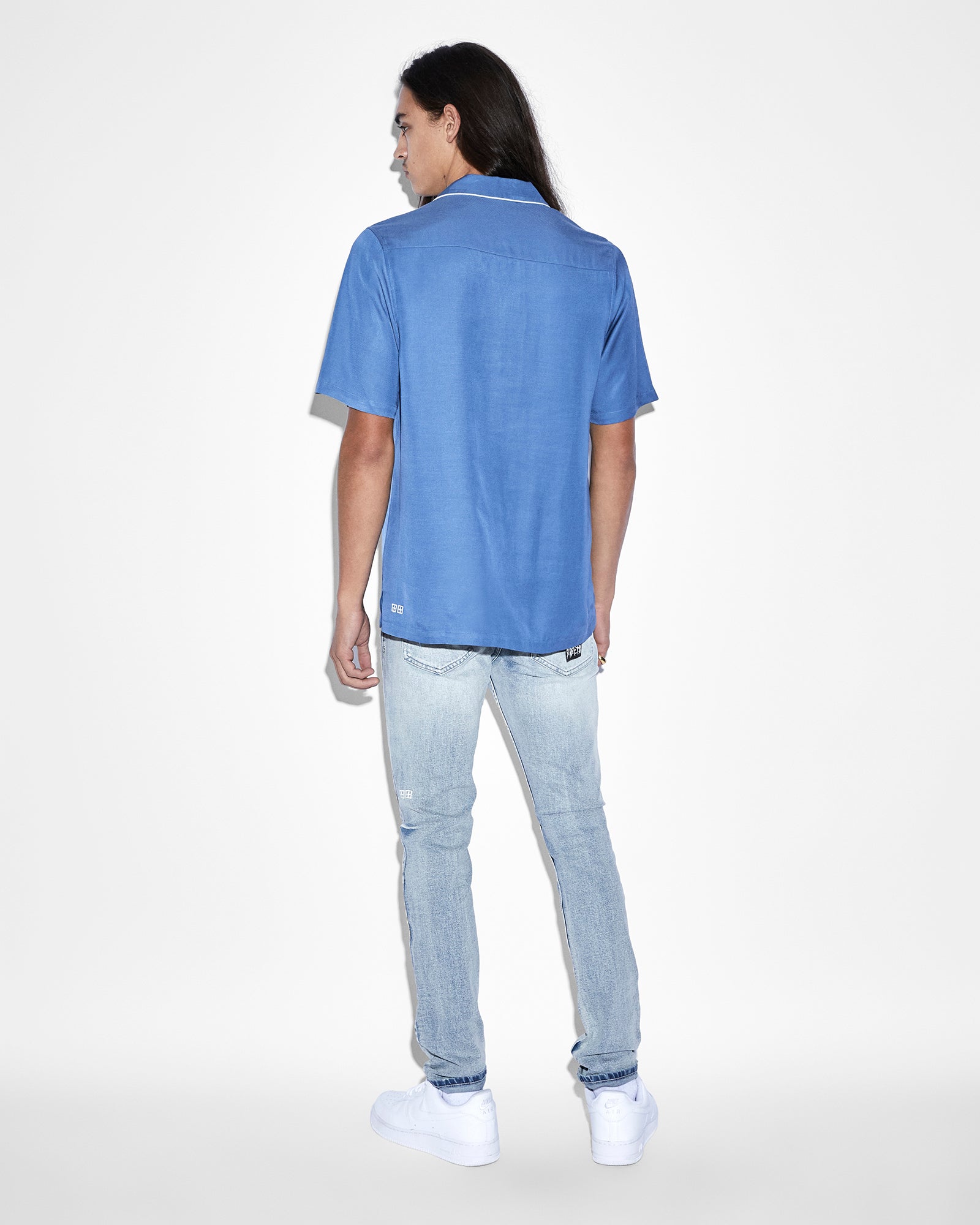 MENS  DOWNTOWN RESORT SS SHIRT ATLANTIC REGULAR SHIRTS
