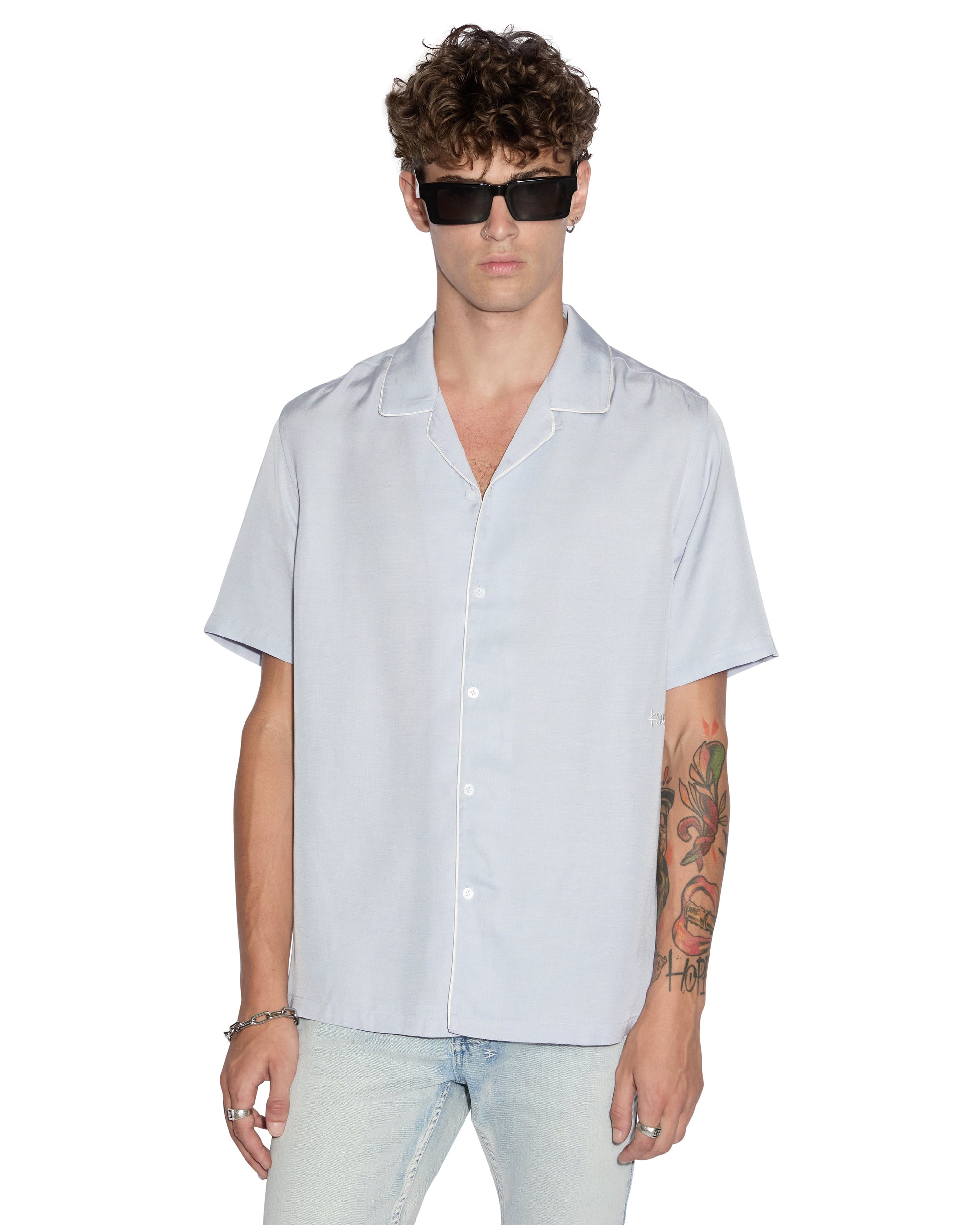 MENS  DOWNTOWN RESORT SS SHIRT SHALLOWS REGULAR SHIRTS