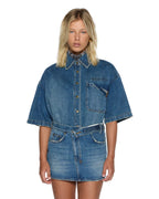 WOMENS GARAGE SS SHIRT AGED SHIRTS