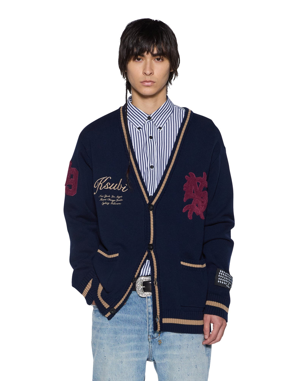 PLAYOFF CARDIGAN NAVY