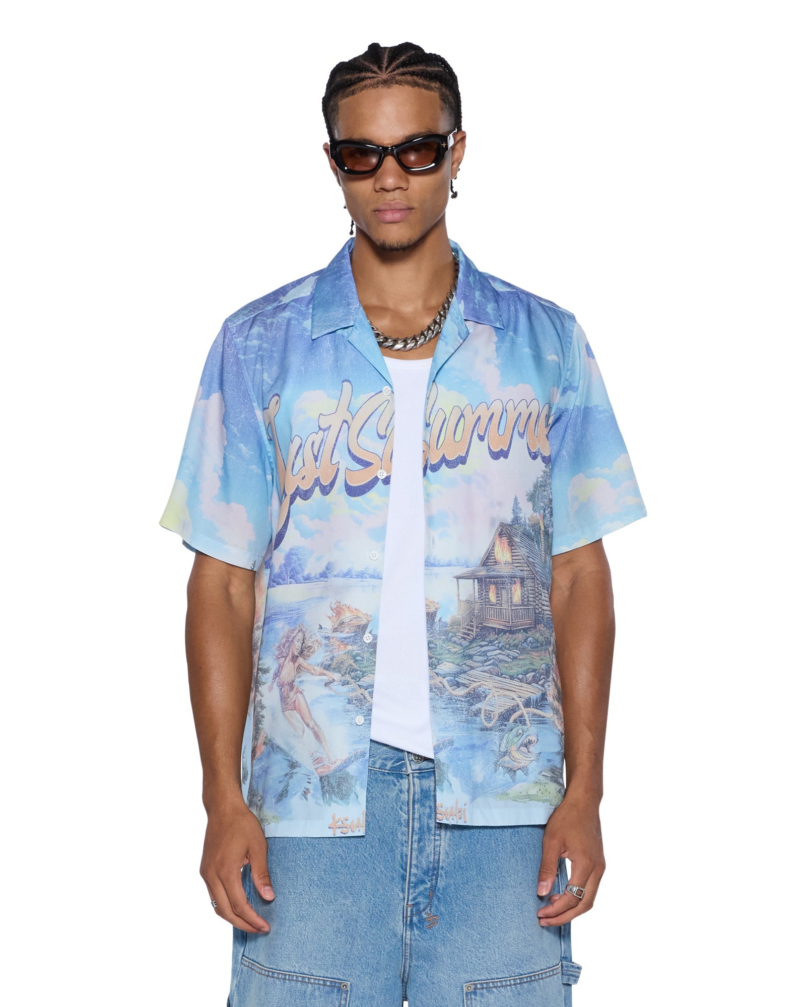 MENS  LAST SUMMER SS RESORT SHIRT MULTI REGULAR SHIRTS