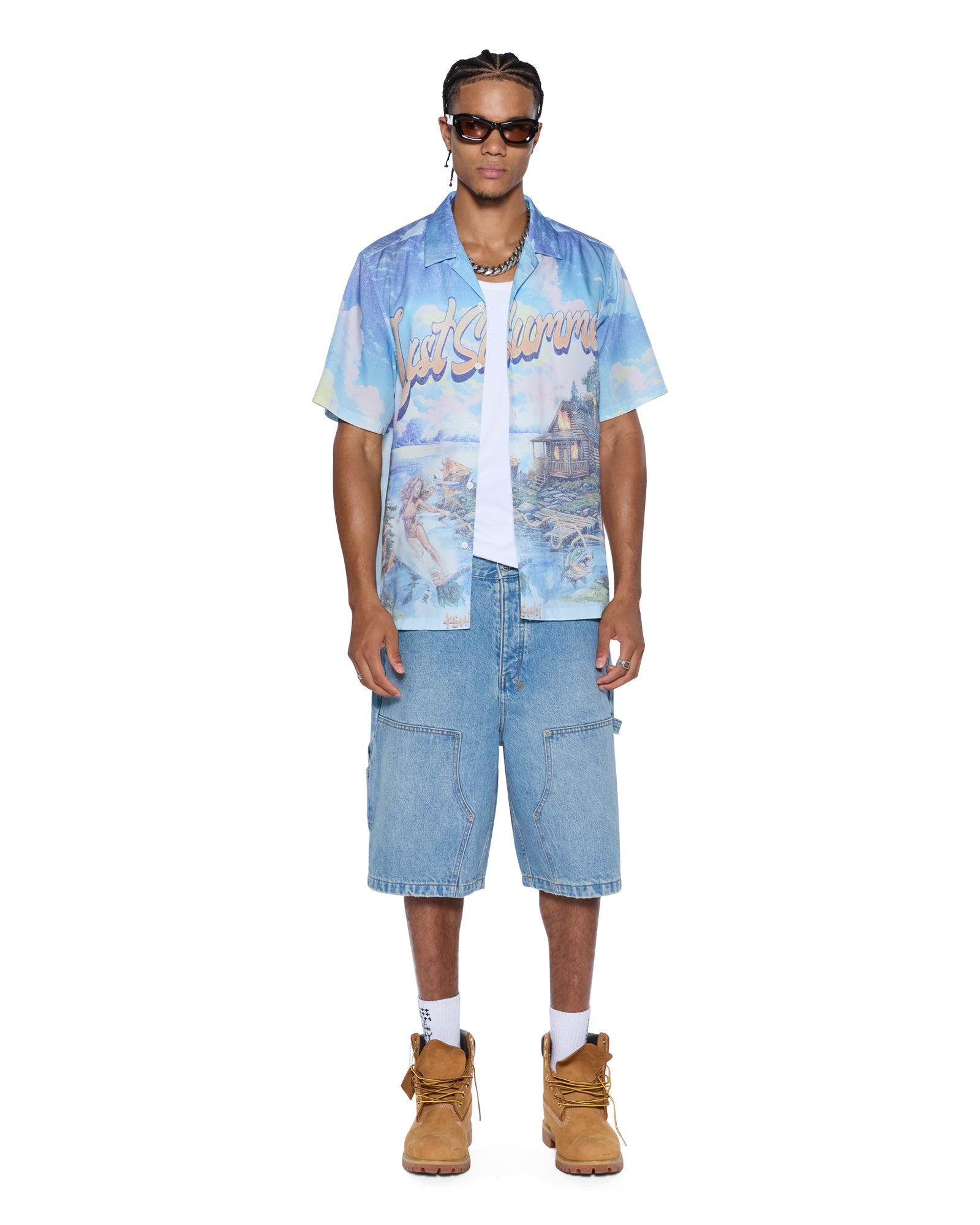MENS  LAST SUMMER SS RESORT SHIRT MULTI REGULAR SHIRTS