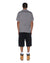 MENS  LOUNGE SS RESORT SHIRT CHARCOAL REGULAR SHIRTS