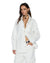 WOMENS  OVERSIZED LS SHIRT ECRU OVERSIZED SHIRTS