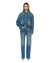 WOMENS  OVERSIZED LS SHIRT TEXAS BLUE STUDDED OVERSIZED SHIRTS