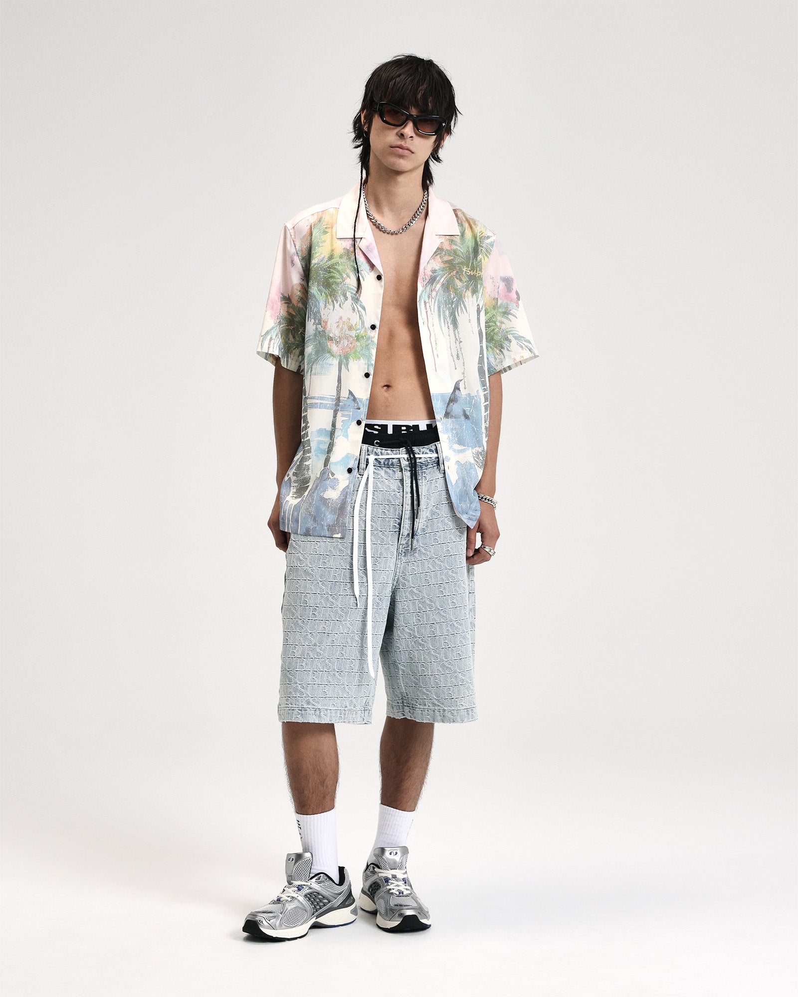 MENS  POOLSIDE SS RESORT SHIRT MULTI REGULAR SHIRTS
