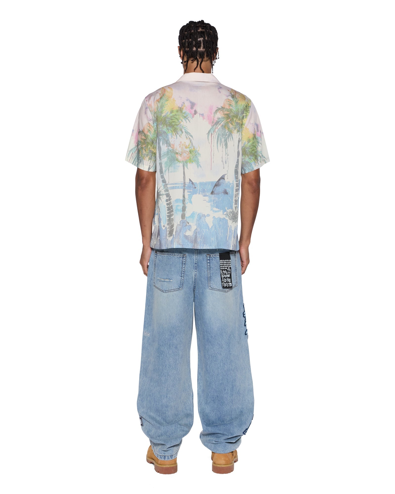 MENS  POOLSIDE SS RESORT SHIRT MULTI REGULAR SHIRTS