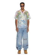 MENS MAXX STRIKER PATCHED DENIM JEANS