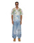 MENS  MAXX STRIKER PATCHED BAGGY DENIM JEANS