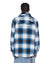MENS  ROSEBOWL LS SHIRT SALTED BLUE REGULAR SHIRTS