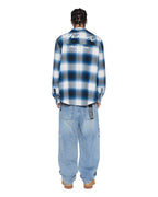 MENS ROSEBOWL LS SHIRT SALTED BLUE SHIRTS