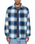 MENS  ROSEBOWL LS SHIRT SALTED BLUE REGULAR SHIRTS