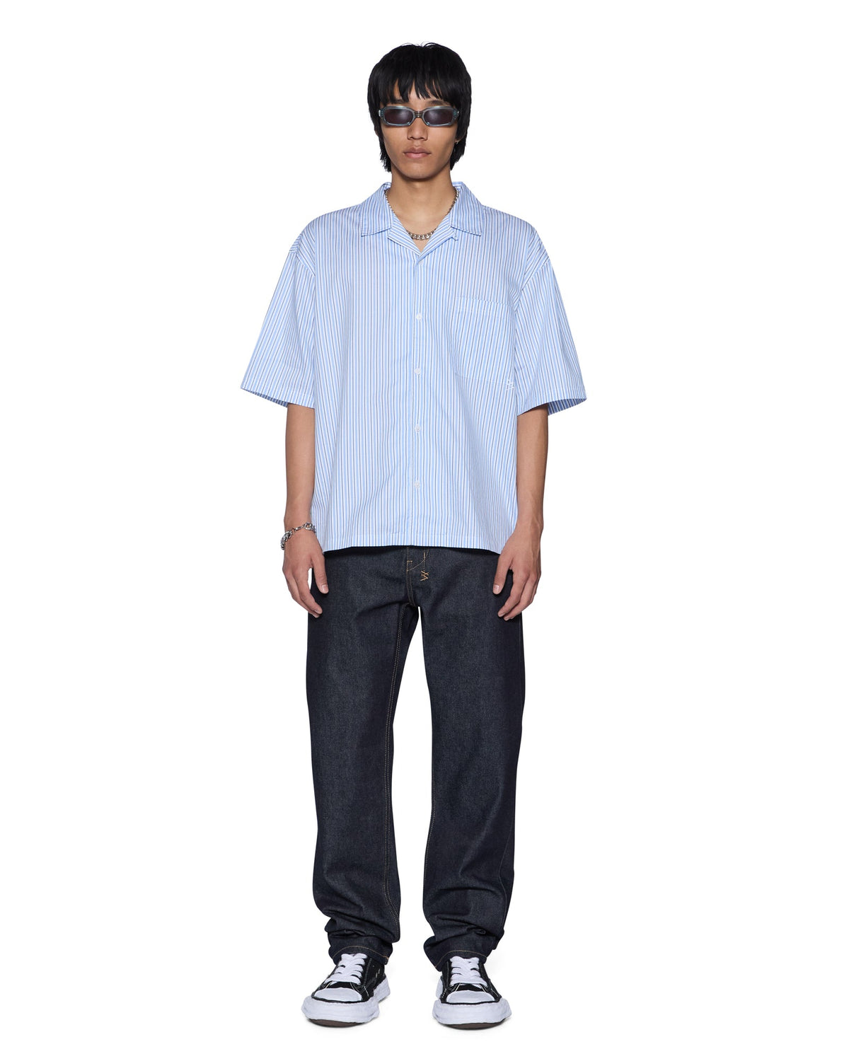 MENS STATE DINER SS SHIRT OCEAN STRIPE SHIRTS