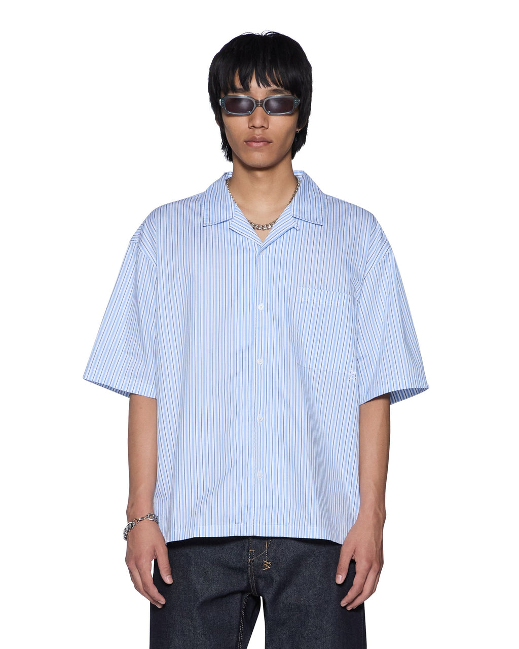 MENS STATE DINER SS SHIRT OCEAN STRIPE SHIRTS