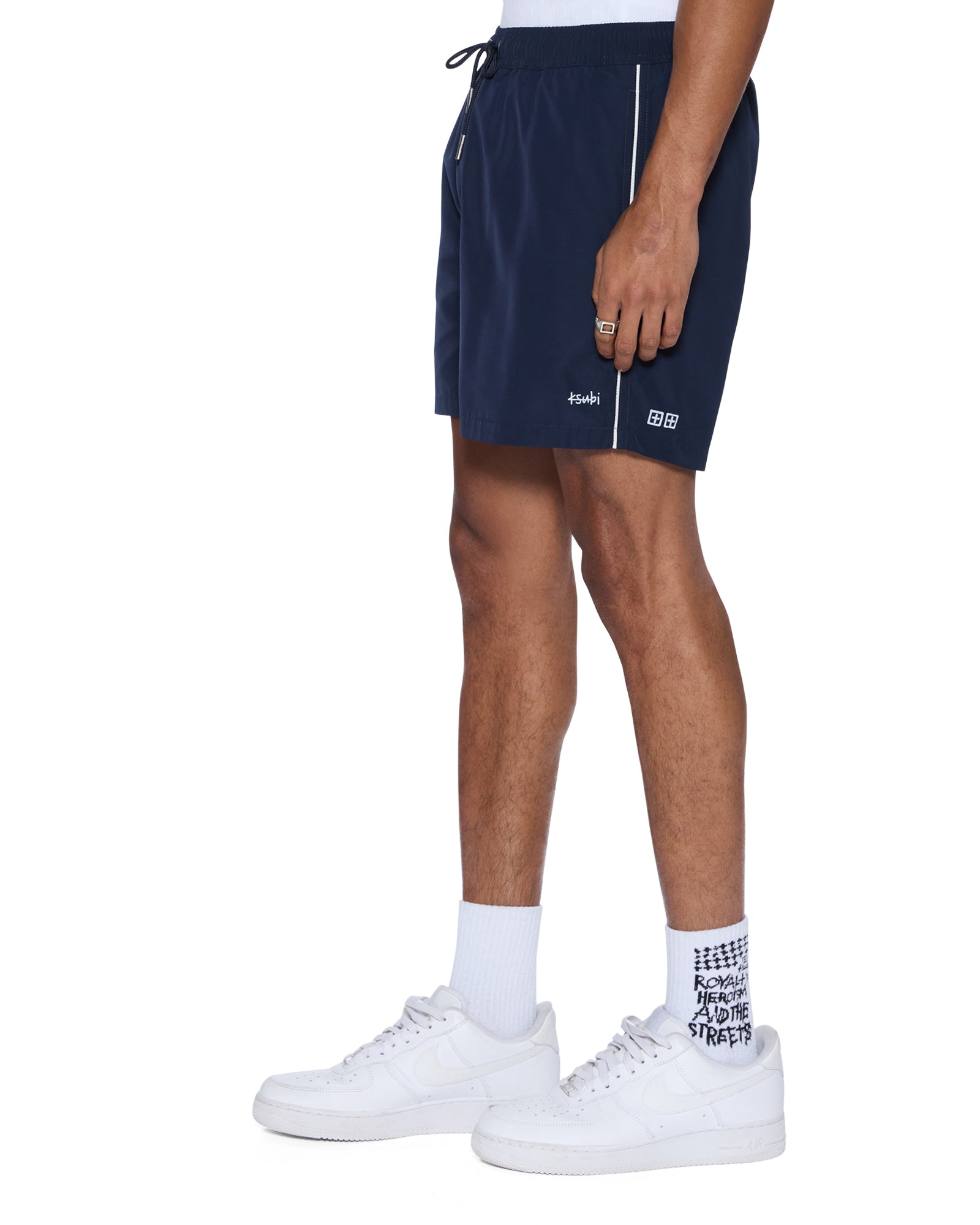 MENS  1999 POOLSIDE BOARDSHORT NAVY REGULAR WALKSHORTS