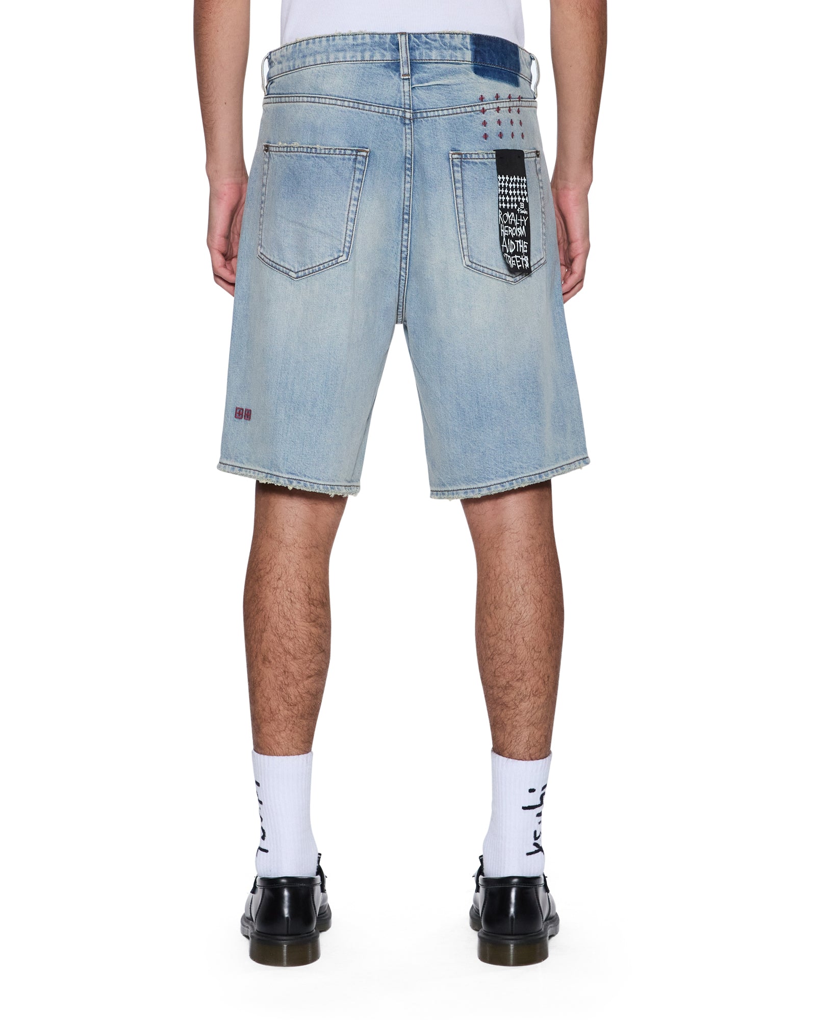 MENS  ANTI SHORT SCATTER BLUE RELAXED WALKSHORTS
