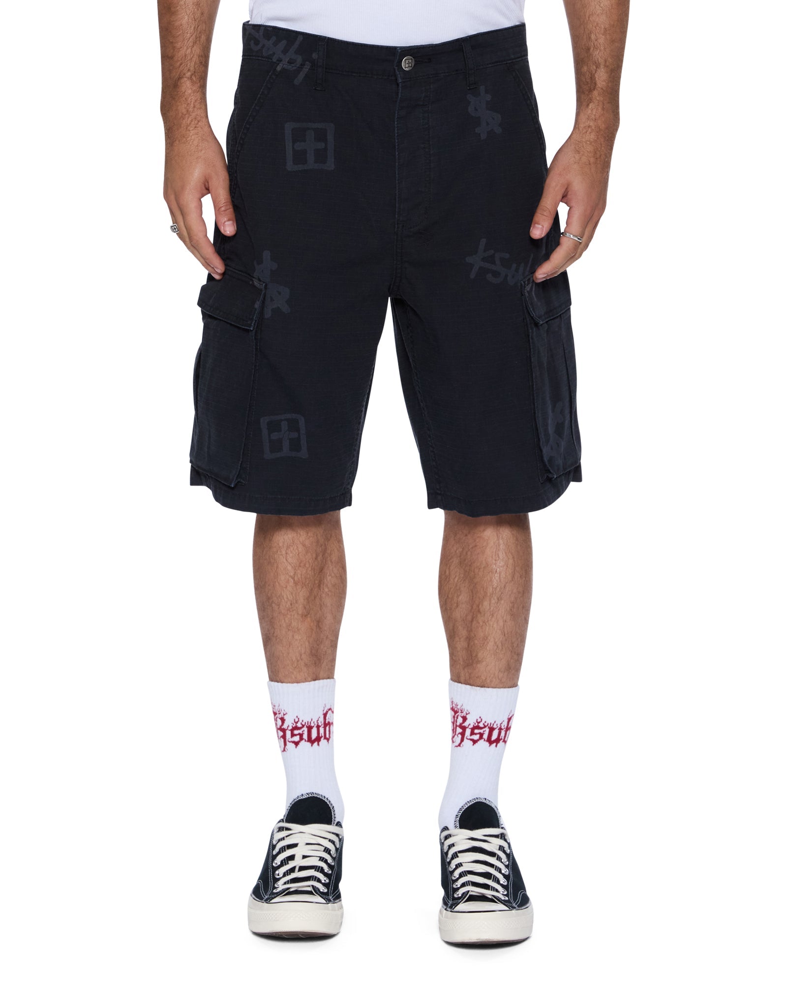 MENS  FUGITIVE CARGO SHORT KASH BOX RELAXED WALKSHORTS