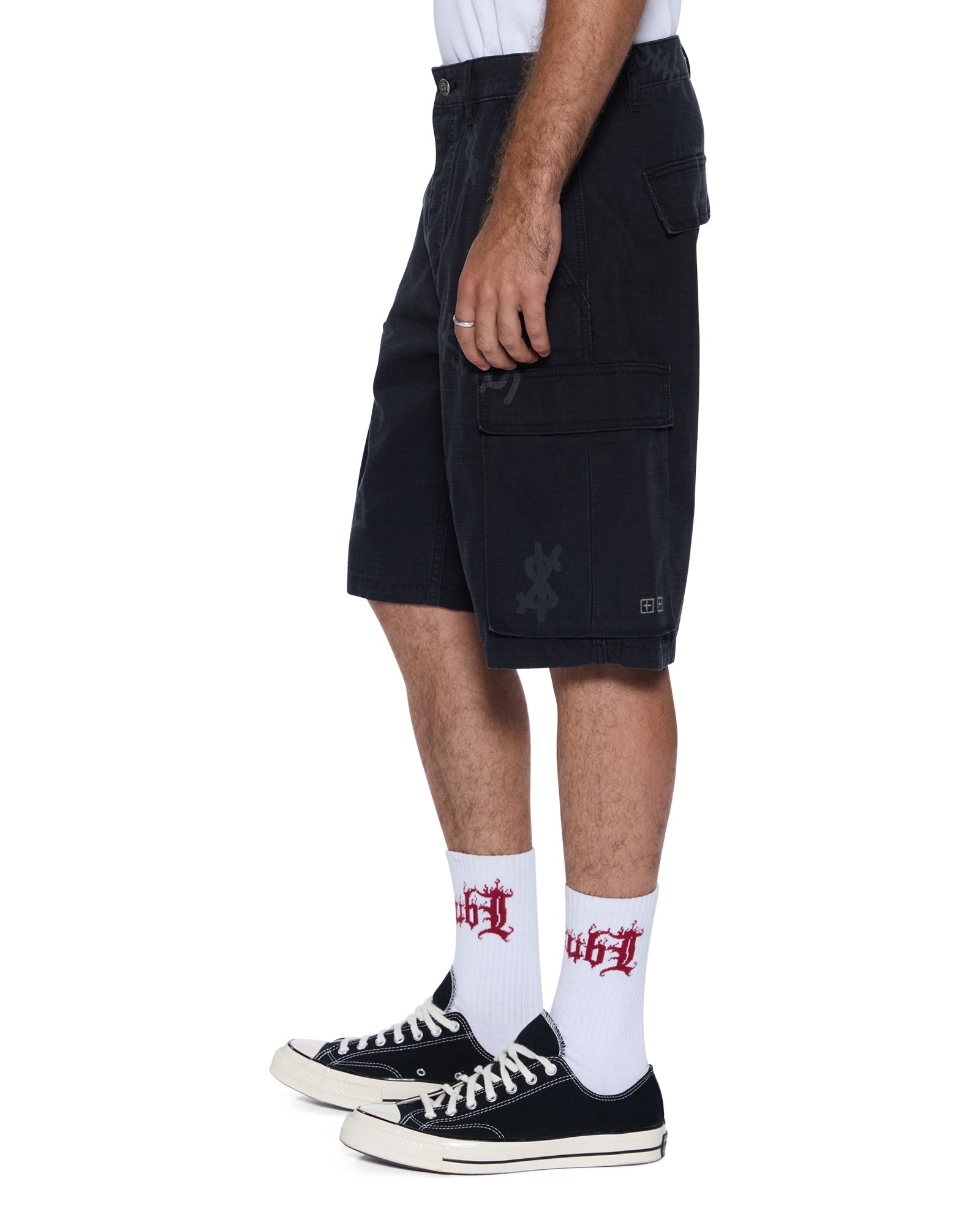 MENS  FUGITIVE CARGO SHORT KASH BOX RELAXED WALKSHORTS